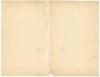 A.W. Shelton to Alfred J. Gaston, cricket follower, writer and collector. Two page handwritten letter from Shelton on his estate agency letterhead in King Street, Nottingham, dated 24th September 1907. Shelton is replying to a letter thanking Gaston for ‘ - 2