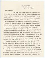 Dr. T.R. Hunter. Founder member of the Cricketana Society. Lengthy seven page typed letter, with excellent cricket content, from Hunter to George Neville Weston, dated 7th December 1933. Writing from his home in Wharfedale, Hunter covers subjects includin