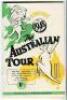 Australian tour of England 1948. Official souvenir brochure for the Australian tour. Compiled by A.W. Simpson. Pictorial covers. Signed in ink to pen/profile pictures by all seventeen of the Australian players, Bradman, Hassett, Barnes, Tallon, Brown, Lin