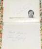 England Test and County signatures. 1950s-2000s. Eighty signatures of England Test and County cricketers, each signed individually to a white card, the majority with players&rsquo; photograph laid down, the odd signature to postcard. Signatures include Alec Bed - 6