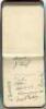John William Hearne. Middlesex & England 1909-1936. Maroon autograph book containing the ink signatures of the Australian team who played England in the first Test of the 1924/25 Ashes series played at Sydney. Signatures are Collins, Ponsford, A.J.Richard - 3