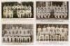 Touring team postcards 1932-1948. Seven mono real photograph postcards of touring teams for the period. Postcards are M.C.C. to Australia 1932/33 ‘Bringing Home The Ashes’ with cameos of the touring party surrounding the ship on which they voyaged and pri - 3