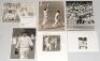 Wicketkeepers early 1900s onwards. Twelve early postcards, of which eight are real photographs, including Kent wicketkeepers J. Hubble (2 different), F. Huish, T.G. Evans (2), L. Ames (2, one with accompanying signature on label), also H. Strudwick (Surre - 2