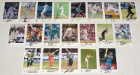 New Zealand, West Indies and Europe. Classic Cricket Cards ‘International Cricketers’ series. Twenty cards of players from New Zealand, West Indies, Ireland, Holland etc, each signed by the featured player. Card numbers are 117 Chanderpaul, 121 J. Adams, 