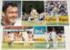 The Ashes. England v Australia 1993-1997. Thirty original colour press photographs of match action, celebrating victory etc. comprising ten each from the Australia tours to England in 1993 and 1997, and England in Australia 1994/95. Each photograph signed - 5