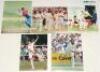 The Ashes. England v Australia 1993-1997. Thirty original colour press photographs of match action, celebrating victory etc. comprising ten each from the Australia tours to England in 1993 and 1997, and England in Australia 1994/95. Each photograph signed - 6