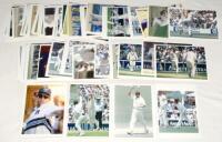 The Ashes. England tour to Australia 1998/99. A comprehensive selection of eighty five original colour press photographs from the Ashes and one day international series. Images depict match action, at practice, press conferences etc. Players featured incl