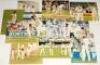 Australia tour to England 1993. A good selection of thirty original colour press photographs with the odd mono photograph from the 1993 Ashes test series and tour matches. Images depict match action, player portraits etc. Players featured include Hughes, 