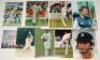 England 1980s-2010s. Forty original colour press photographs of England Test and County cricketers in match action and player portraits, each signed by the featured player. Signatures include Gooch, Stewart (2), Hick (2), Trescothick (2), Thorpe (2), Fras - 2