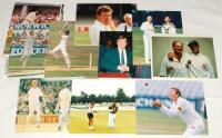 England v South Africa 1994. A good selection of thirty original colour press photographs from the Test and one day international series and tour matches. Images depict match action, practice etc. Players featured include Wessels, de Villiers, Matthews, P