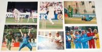 Test and County photographs 1990s. A good selection of over seventy original colour press photographs from the 1990s, the majority depicting players in action in Test and County matches, Diana Princess of Wales Memorial Match, on tour, and some player por