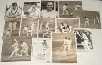 Domestic cricket in England 1963-1984. A good selection of forty one original press photographs depicting match action, team and individual player photographs etc. including a number of action from the Charrington Single Wicket Competition at Lord’s. Incl