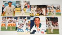 South Africa tour to England 1994. Eight original colour press photographs of players from South Africa’s first tour to England in 1994 on their return to Test cricket, each signed by the featured player. Signatures are Wessels, Donald, Gooch, DeFreitas, 