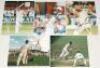 Pakistan tour to England 1996. Ten original colour press photographs of match action and practice from the Pakistan tour to England in 1996, each signed by the featured player. Signatures are Inzamam-ul-Haq, Ijaz Ahmed, Waqar Younis, Saeed Anwar, Mushtaq - 2