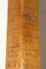 The Ashes. M.C.C. tour to Australia 1924/25. A full size Paget&rsquo;s &lsquo;County Match&rsquo; bat fully signed in ink to the verso by all seventeen members of the M.C.C. touring party. Signatures are Gilligan (Captain), Douglas, Bryan, Chapman, Hobbs, Woolley, Freeman, - 2