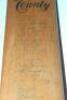 England v South Africa 1960. Full size Gunn & Moore ‘The County’ cricket bat signed in ink to the face by eleven members of the England team, and all sixteen of the South African touring party. England signatures are Cowdrey (Captain), Statham, Trueman, P - 2