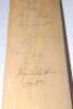 The Ashes. Australia tour to England 1993. Full size Gray Nicholls bat signed by thirteen members of the Australian touring party for the third Test, Trent Bridge, 1st- 6th July 1993. Signatures are Border (Captain), Taylor, M. Waugh, S. Waugh, Healy, Sla - 3