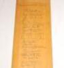 Gloucestershire v Sri Lanka 1988. Full size bat with Gloucestershire C.C.C. emblem signed in ink to the face by fifteen Gloucestershire players and fourteen members of the Sri Lanka touring party. Gloucestershire signatures include Graveney (Captain), Bai - 2