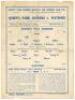 Queen’s Park Rangers. Season 1943/44. Official war-time single sheet home programmes including two for Football League South matches played v Watford 18th September, and v Millwall 9th October, and v Arsenal, (London Cup) 26th February. Light folds to all