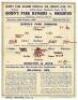 Queen’s Park Rangers. Season 1944/45. Official war-time single sheet home programmes for the Football League South matches played v Brighton & Hove Albion 28th October, v Luton Town 25th November, and v Fulham 16th December. Light folds to all three, file