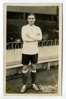 William Findlay Weir. Tottenham Hotspur 1912-1915. Mono real photograph postcard of Weir, full length in Spurs attire, in front of the main stand. The title reads ‘Findlay Weir. Tottenham Hotspur’. Jones Bros of Tottenham. Good/very good condition