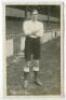 Gordon Jones. Tottenham Hotspur 1912-1913. Early mono real photograph postcard of Jones, full length, in Spurs attire. Title to lower border ‘Gordon Jones. Tottenham Hotspurs’. F.W. Jones of Tottenham. Postally unused. Some suface marks to image, minor we