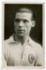 William Henry Charles Lane. Tottenham Hotspur 1924-1927. Mono real photograph postcard of Lane, head and shoulders, in Spurs shirt. W.J. Crawford of Edmonton postcard. Good/very good condition Postally unused