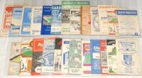 Tottenham Hotspur. Season 1954/1955. Complete run of twenty five League, Cup and friendly away programmes for the season. Football League Division 1.