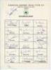 Pakistan tour to New Zealand, Australia & Sri Lanka 1979. Rarer official autograph sheet with printed title and players&rsquo; names, fully signed in ink by all eighteen of the listed members of the touring party. Signatures are Mushtaq Mohammad (Captain), Asif