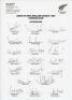 Pakistan tour to Australia & New Zealand 1995. Official New Zealand Cricket autograph sheet with printed title and players’ names, fully signed in ink by the twenty listed members of the touring party. Players’ signatures are Wasim Akram (Captain), Aamir 