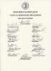 South Africa v Australia 1996/97 & 1997/98. Two official South Africa United Cricket Board autograph sheets, both fully signed by the playing members of the South Africa teams. One for the 2nd Test, Port Elizabeth 14th- 17th March 1997 (16 signatures), th