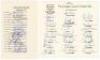 Sussex C.C.C. 1965, 1967, 1968 & 1980. Four official autograph sheets for seasons 1965 (18 signatures), 1967 (16), 1968 (17), and 1980 (22). All signed in ink, the 1965, 1968 and 1980 fully signed by the listed players, the 1967 lacking one. Signatures in - 2