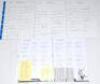 Yorkshire C.C.C. 1984-2008. A large selection for forty six official and unofficial autograph sheets comprising a complete run from 1984-2008, with duplication. Where players’ names are listed, the majority are fully signed. Signatures include Bairstow, M - 4