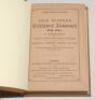 Wisden Cricketers’ Almanack 1885. 22nd edition. Original paper wrappers, bound in brown boards, with gilt titles to spine. Some minor wear and age toning to wrappers, some slight rounding to odd wrapper corner otherwise in good/very good condition. Pages 