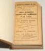 Wisden Cricketers’ Almanack 1903. 40th edition. Original paper wrappers, bound in brown boards, with gilt titles to spine. Minor wear with small loss to top right hand corner of front wrapper, light age toning to wrappers otherwise in good/very good condi