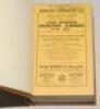 Wisden Cricketers’ Almanack 1937. 74th edition. Original paper wrappers, bound in brown boards, with gilt titles to spine. Name ‘B.J. Evans. Star London’ handwritten to top border of front wrapper in ink otherwise in very good condition throughout