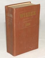 Wisden Cricketers’ Almanack 1939. 76th edition. Original hardback. Some general wear to boards and spine paper, some wear to board and spine extremities, broken internal hinges at front and rear, dulling to gilt titles on the spine otherwise in good cond