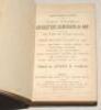 Wisden Cricketers’ Almanack 1897 and 1898. 34th & 35th editions. Both bound in uniform mauve/blue boards, lacking original paper wrappers and advertising pages, with gilt title to spine. The 1897 edition has some breaking to the internal hinges, some colo