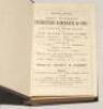 Wisden Cricketers’ Almanack 1899 and 1903. 36th & 40th editions. Both bound in uniform mauve/blue boards, lacking original paper wrappers and advertising pages, with gilt title to spine. The 1897 edition has some breaking to the internal hinges, some colo - 2