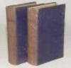 Wisden Cricketers’ Almanack 1905 and 1906. 42nd & 43rd editions. Both bound in uniform mauve/blue boards, lacking original paper wrappers and advertising pages, with gilt title to spine. The 1905 edition has some breaking to the internal hinges, some colo - 3