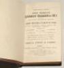 Wisden Cricketers’ Almanack 1909, 1911 and 1915. 46th, 48th and 52nd editions. All three bound in uniform mauve/blue boards, lacking original paper wrappers and advertising pages, with gilt title to spine. Some colour discolouration and slight wear to boa - 2