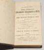 Wisden Cricketers’ Almanack 1909, 1911 and 1915. 46th, 48th and 52nd editions. All three bound in uniform mauve/blue boards, lacking original paper wrappers and advertising pages, with gilt title to spine. Some colour discolouration and slight wear to boa - 3