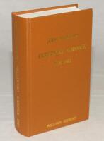 Wisden Cricketers’ Almanack 1903. Willows softback reprint (1997) in light brown hardback covers with gilt lettering. Limited edition 4/500. Very good condition