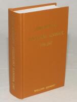 Wisden Cricketers’ Almanack 1907. Willows softback reprint (1999) in light brown hardback covers with gilt lettering. Limited edition 302/500. Very good condition