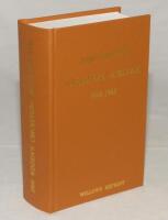 Wisden Cricketers’ Almanack 1908. Willows softback reprint (2000) in light brown hardback covers with gilt lettering. Limited edition 307/500. Very good condition