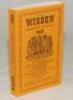 Wisden Cricketers’ Almanack 1942. Willows reprint (1999) in softback covers. Limited edition 150/500. Very good condition