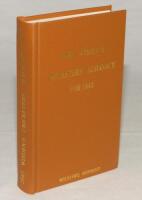 Wisden Cricketers’ Almanack 1943. Willows softback reprint (2000) in light brown hardback covers with gilt lettering. Limited edition 36/500. Very good condition