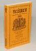 Wisden Cricketers’ Almanack 1945. Willows reprint (2000) in softback covers. Limited edition 715/750. Very good condition