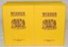 Wisden Cricketers’ Almanack 1864-1878. Fifteen facsimile editions published by John Wisden & Co Ltd, London 1991. Limited edition 527/1000. Brown hard board covers with gilt lettering to covers and spine. In original yellow presentation box. Very good/ex - 2