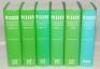 Wisden Cricketers’ Almanack- Australia. Six Almanacks for 1998 (1st Edition), 1999, 2000-01, 2001-02, 2002-03 and 2003-04. Original hardbacks with dustwrappers. Some light fading to the dustwrapper spine paper of the 1998 edition otherwise in good/very go